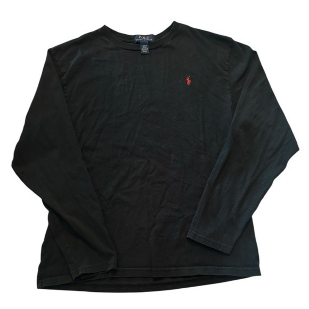 Polo Ralph Lauren Long Sleeve Top - Boys Size Large 14/16 - Black